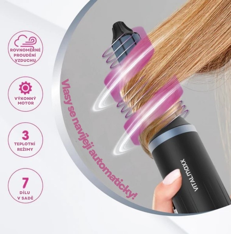 VITALmaxx Multifunkční horkovzdušný kartáč na vlasy Air Styler Plus 12750 (3)